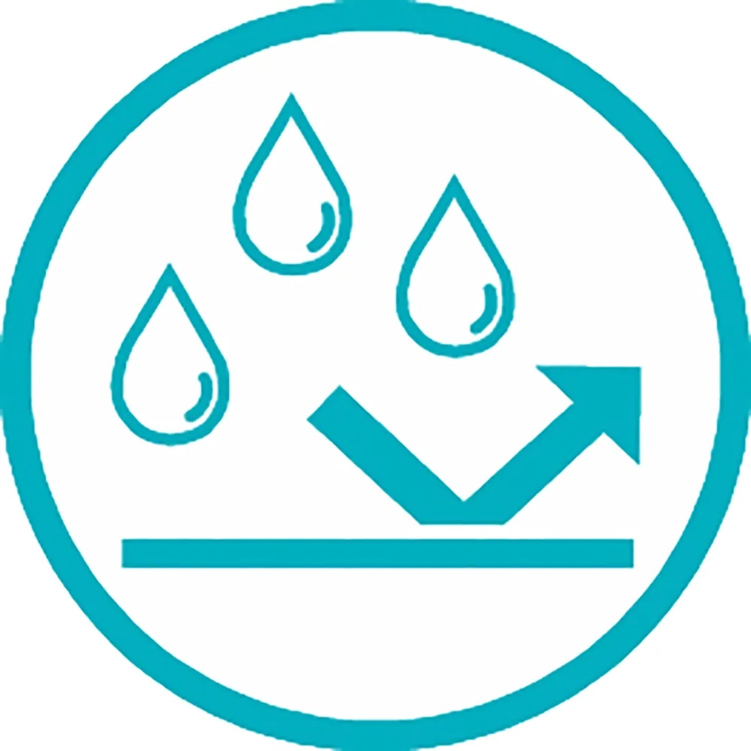 Symbol für wasserabweisende Gardena Pflanzmatte City Gardening S.