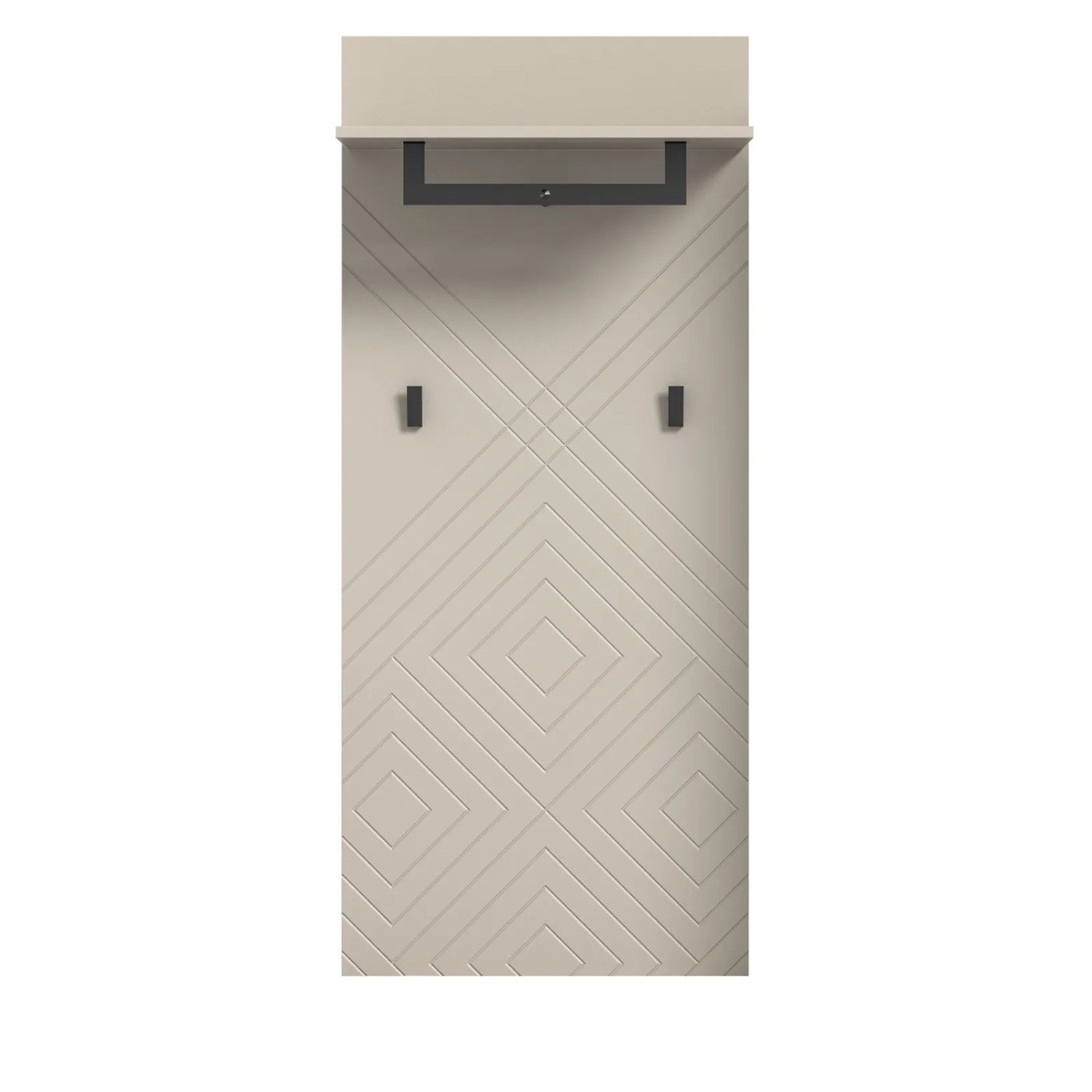 Inn.Furn Garderobenpaneel Sand 60 cm mit Kleiderstange Apunti_2