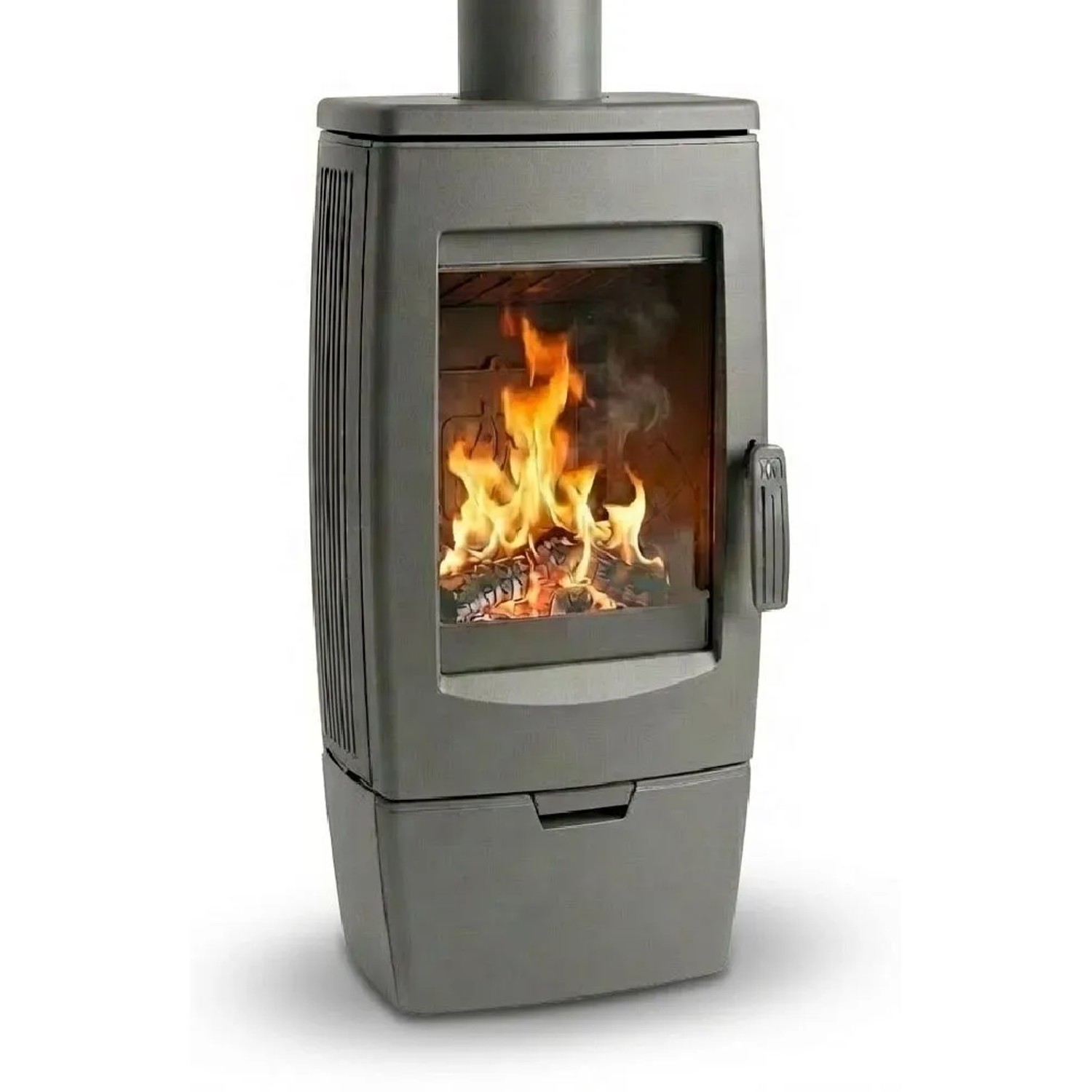 Plamen Gusskaminofen Gala Grau und 8 kW günstig online kaufen