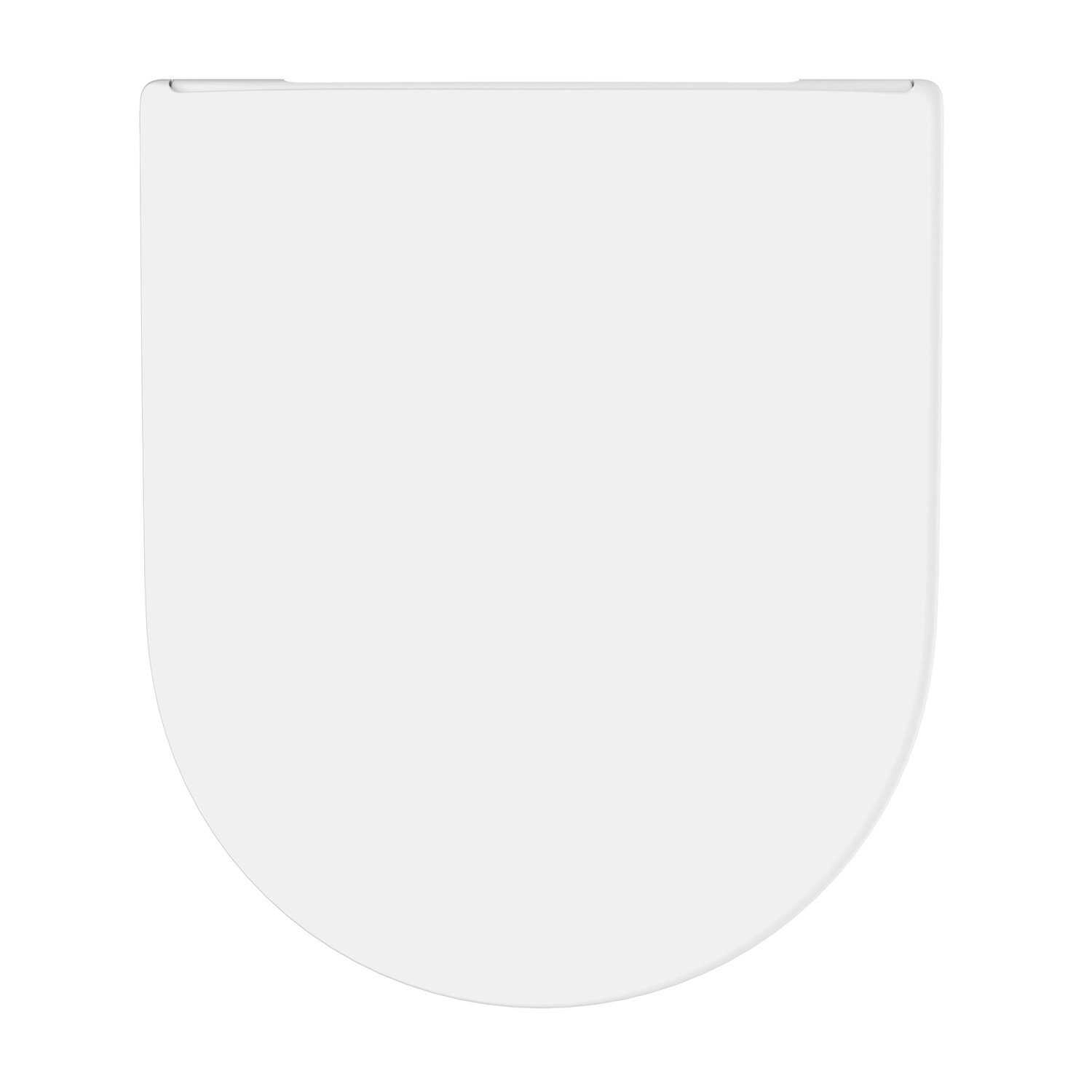 Schütte WC-Sitz D-Form Pro 8 Duroplast mit Absenkautomatik Weiß günstig online kaufen