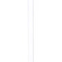 Weiße, dimmbare LED Tischlampe für Innen & Außen, wiederaufladbar.