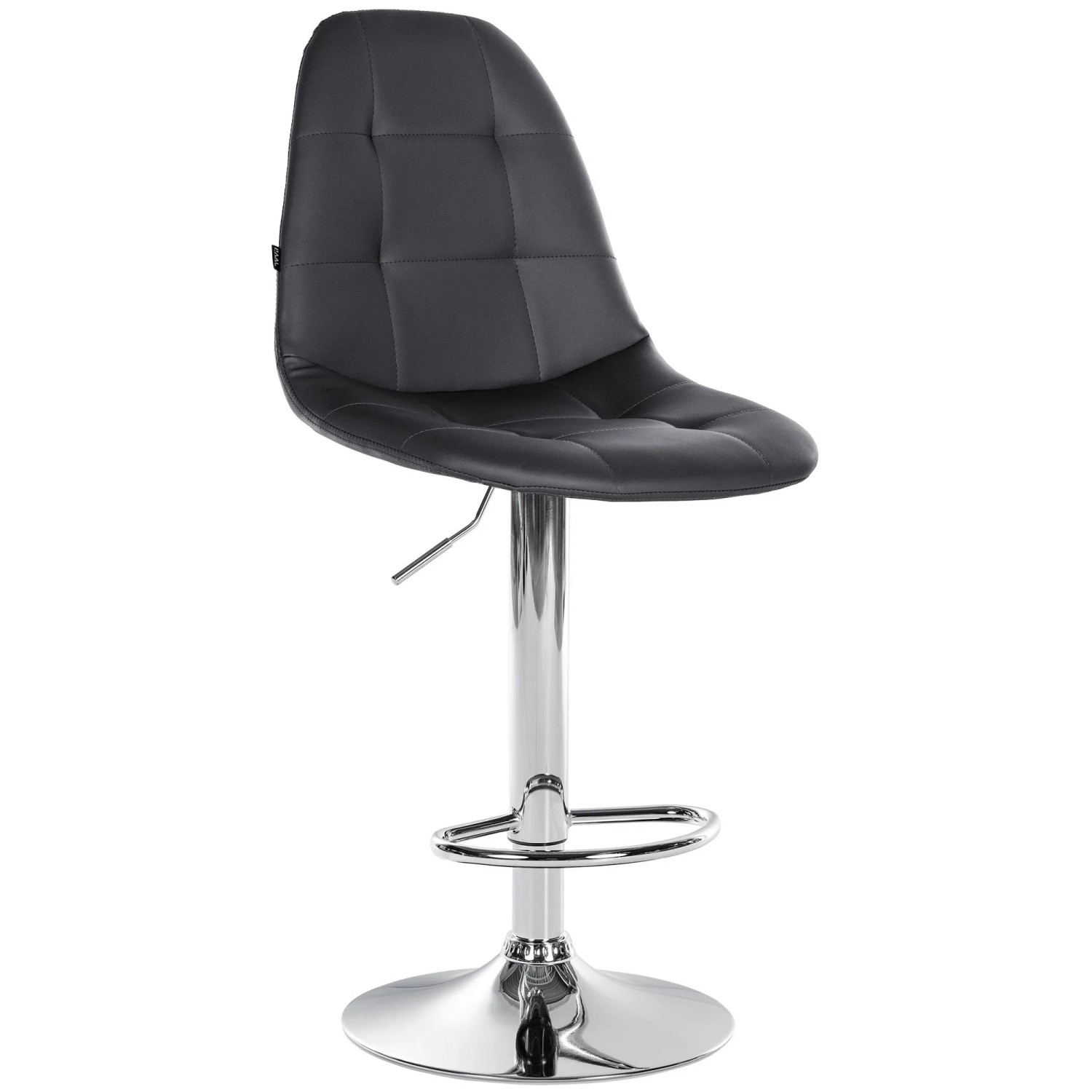 CLP Barhocker Elmore Kunstleder Metall in Chromoptik/schwarz