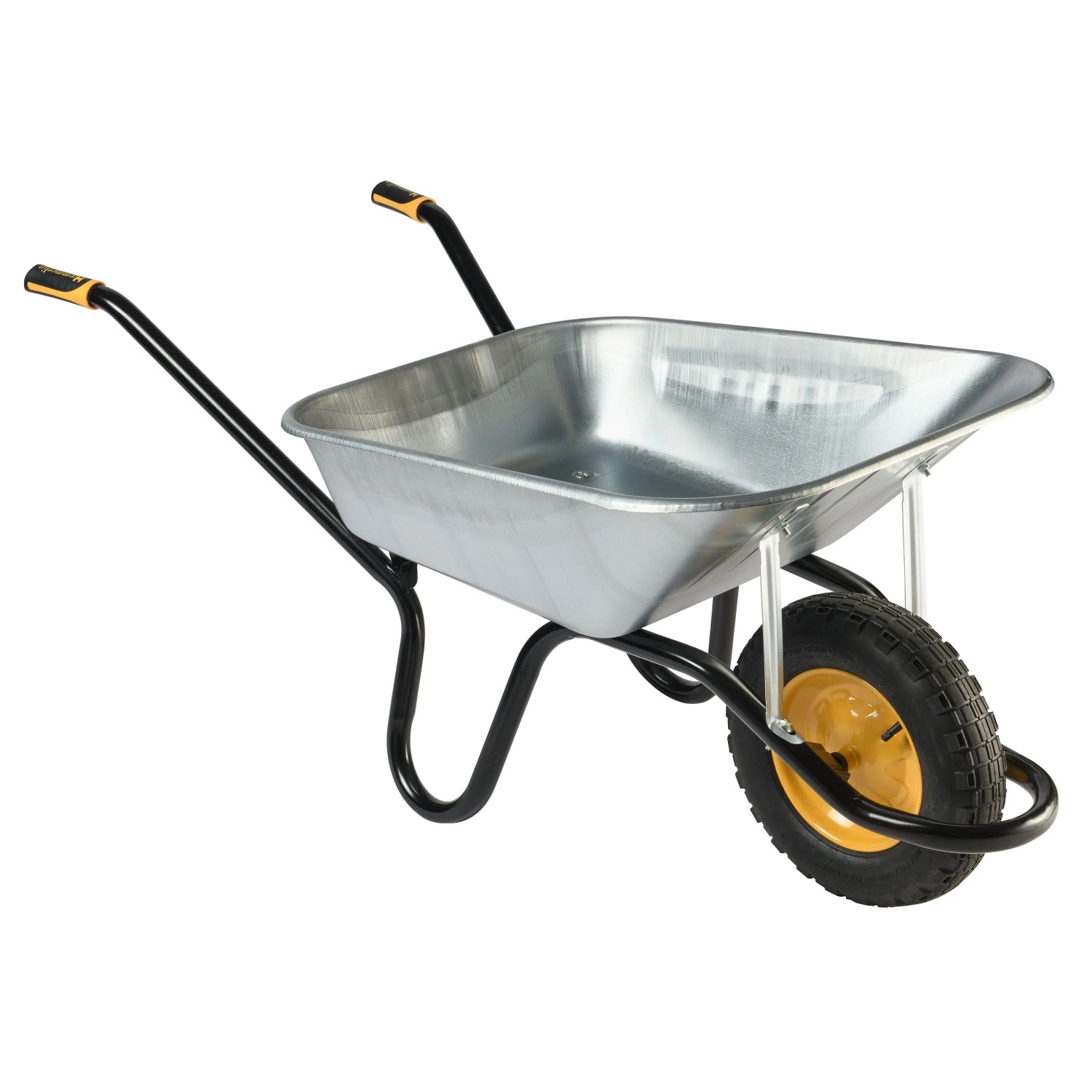 Haemmerlin Schubkarre Aktiv Premium 100 l Luftrad Verzinkt