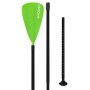 24MOVE SUP Paddel, Einzelpaddel aus Aluminium, 210cm, grün. Für Stand Up Paddling.