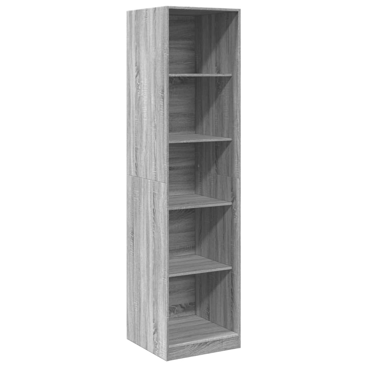 vidaXL Kleiderschrank Grau Sonoma 50x50x200 cm Holzwerkstoff 3307716 günstig online kaufen