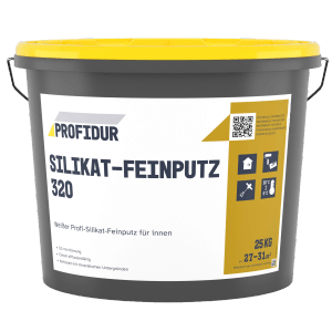 Profidur Silikat-Feinputz 320 Weiß 25 kg