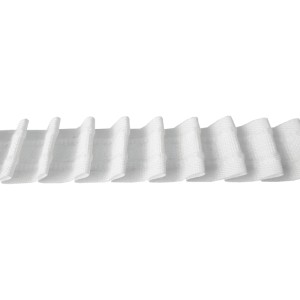 Weißes Bestgoodies Gardinenband Bleistiftband (25mm, 50m) für Fenstervorhänge.