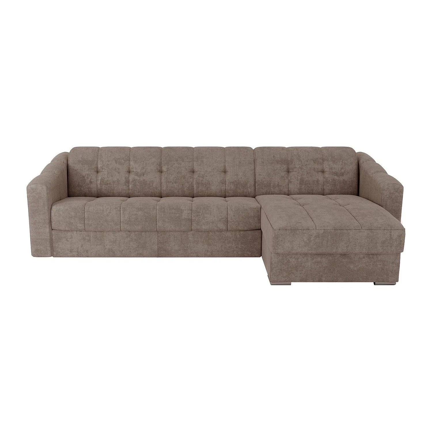 Vente-unique Schlafsofa Darielo Taupe 295 cm