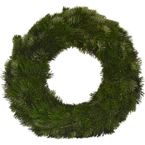 Adventsgesteck Nordmann auf Römer Teller, Ø ca. 50cm, festliche Weihnachtsdeko.