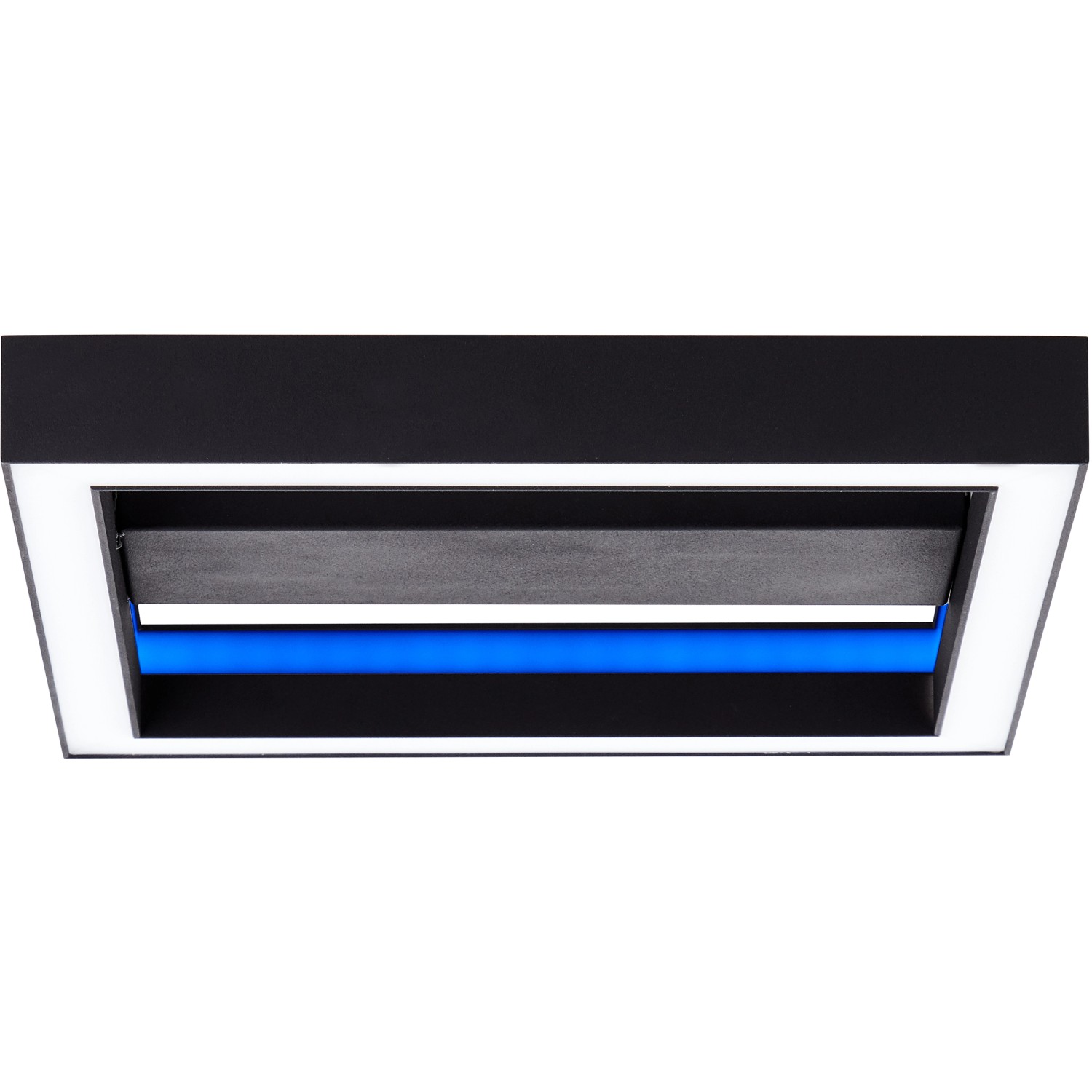 Brilliant LED- Deckenleuchte Icarus RGB 2700 - 6200 K 30 cm x 30 cm Schwarz günstig online kaufen