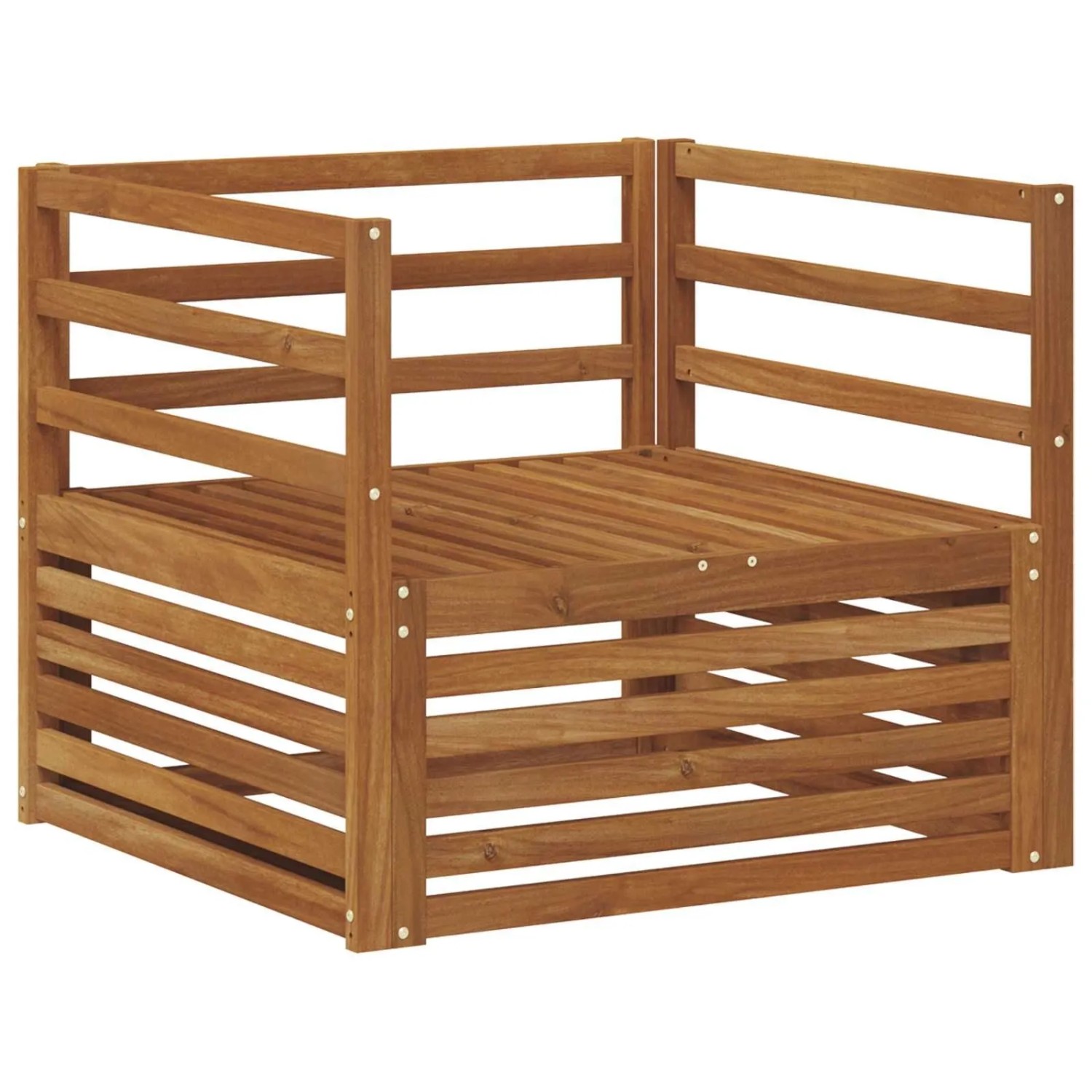 vidaXL 2 Stück Sofa mit Armlehnen Natur 3436374