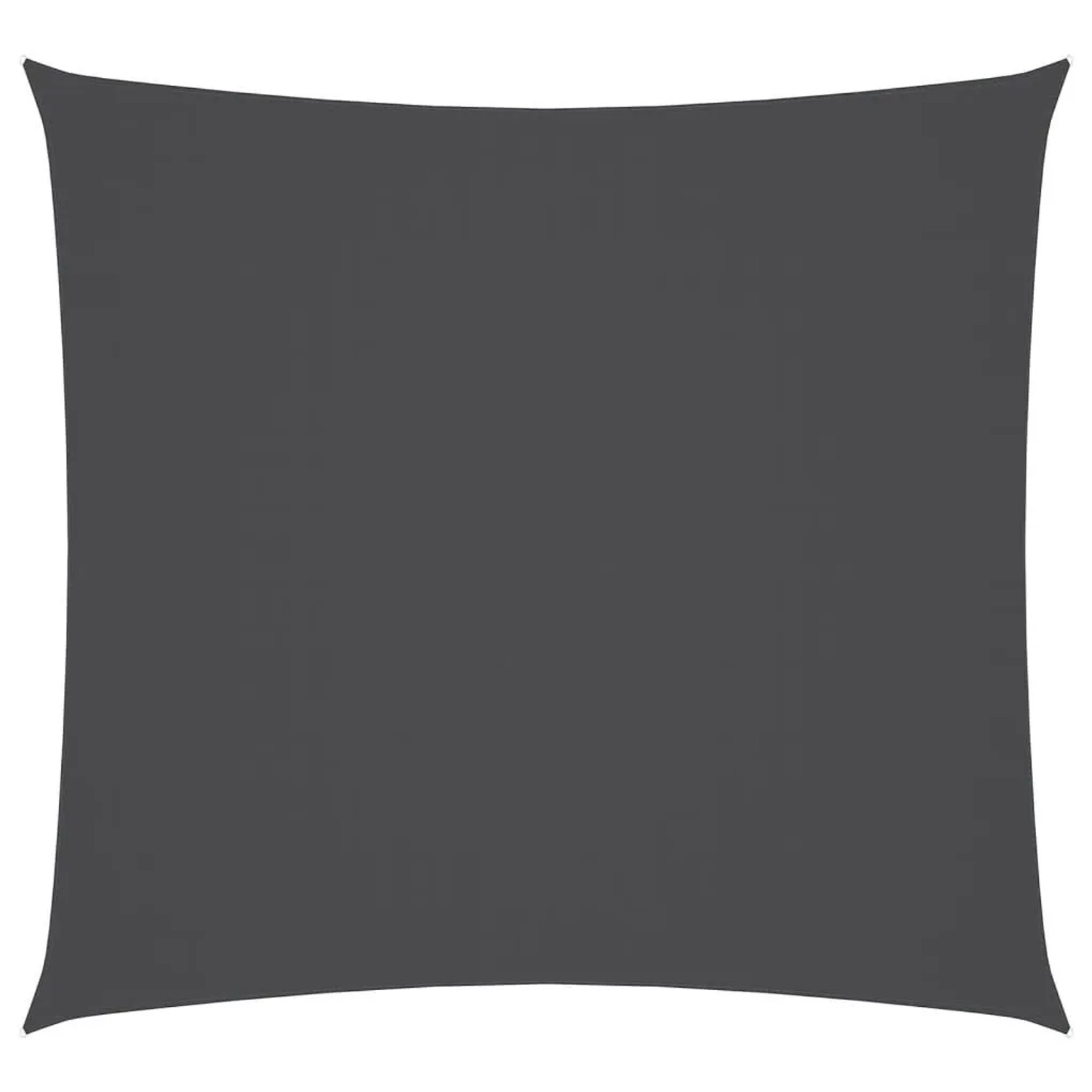 vidaXL Sonnensegel Oxford-Gewebe Quadratisch 5x5 m Anthrazit 135086