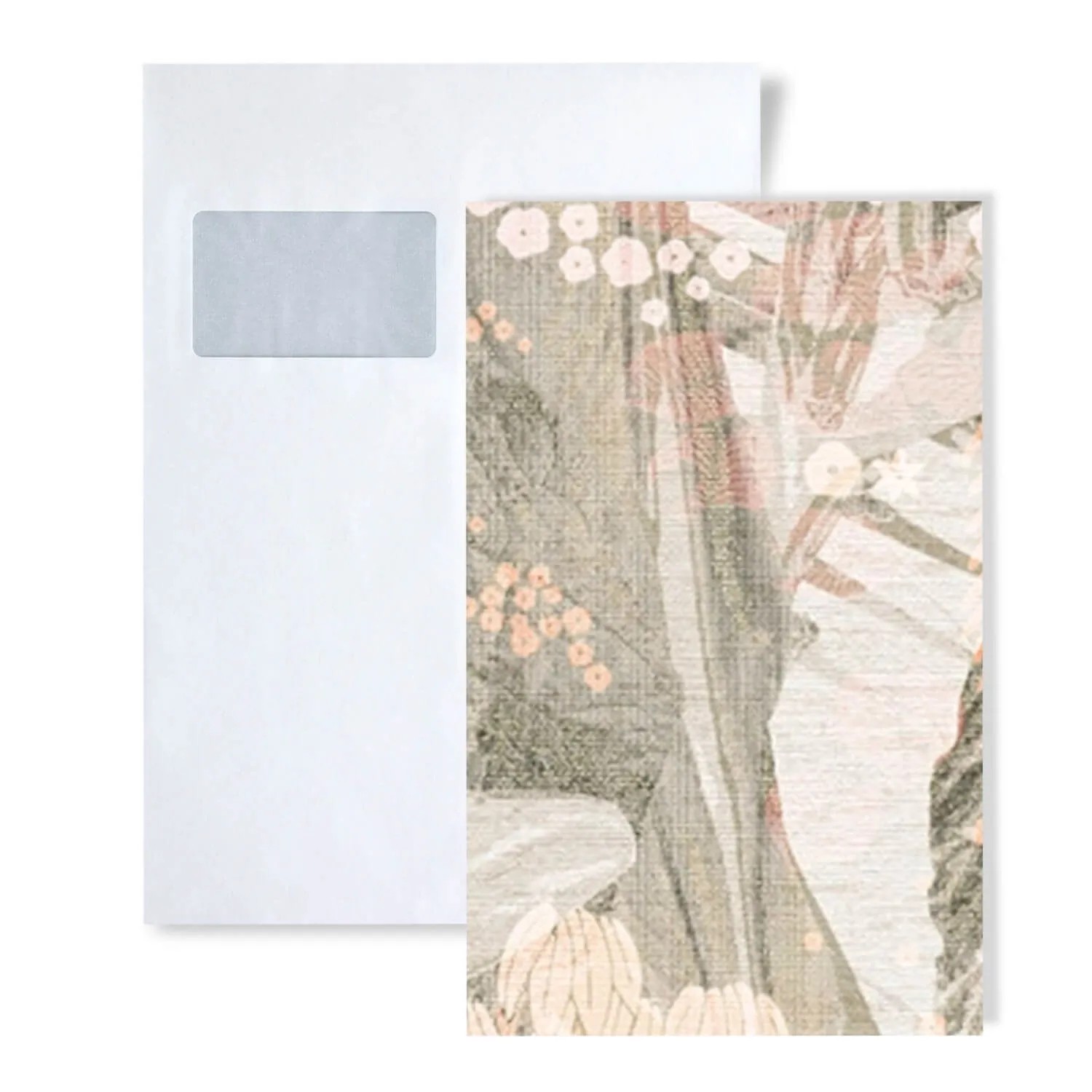 PROFHOME S-393551-GU DIN A4 Muster der Floralen Tapete 1 Musterstück