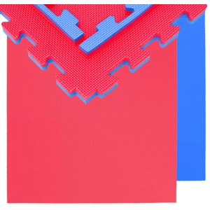 eyepower Bodenschutzmatte 63 x 63 x 2cm 12er Set Blau