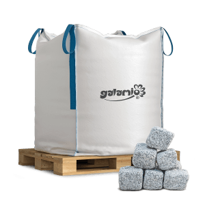 Galamio Granitpflaster 8/11 getrommelt im Big Bag auf Palette, Pflastersteine