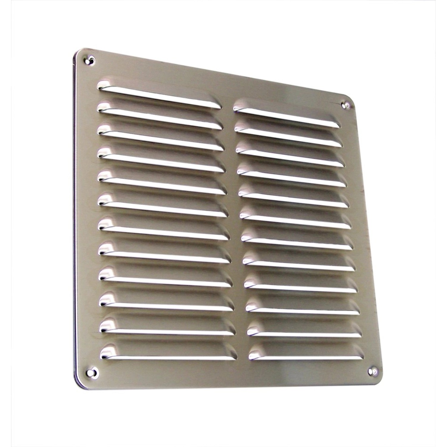 Häusler Lüftungsgitter LG-2525 L Edelstahl 245 x 245 mm Abluftgitter