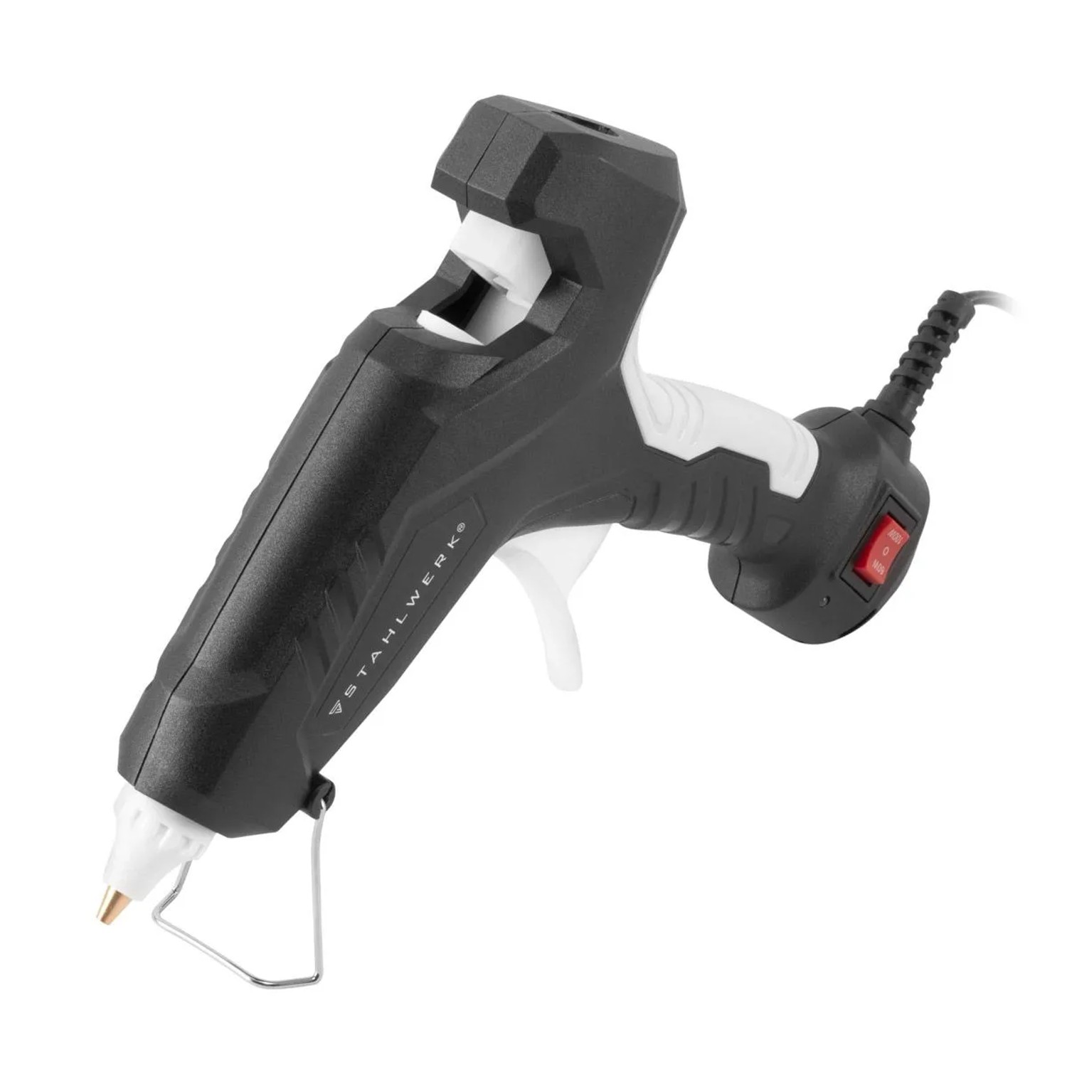 STAHLWERK Heißklebepistole HKP-100DT ST, 100W, für Handwerk und Hobby.