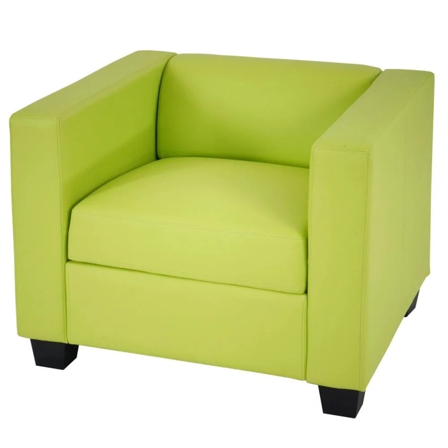MCW Sessel Loungesessel Lille Kunstleder Hellgrün