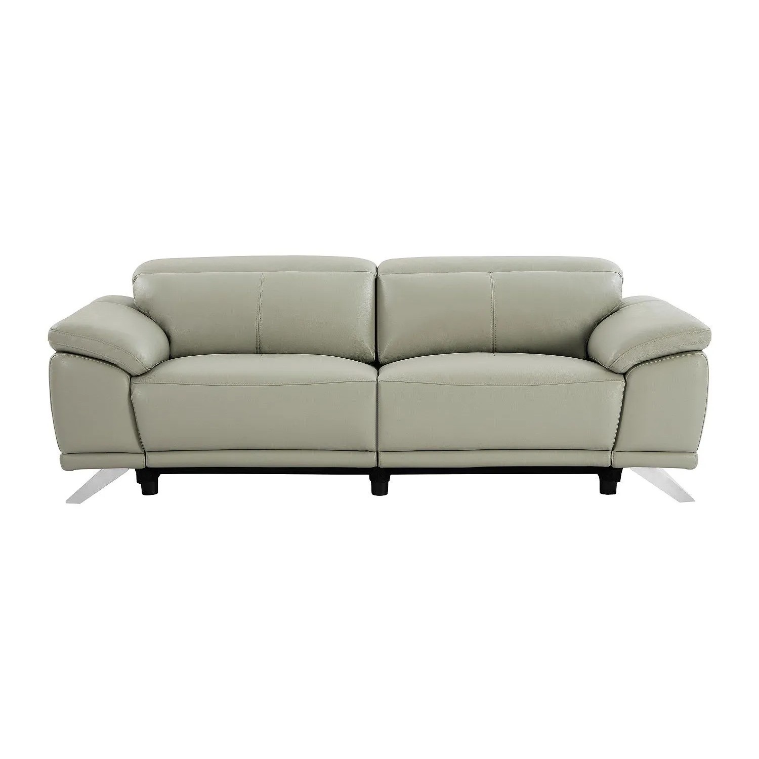 Vente-unique Relaxsofa Azidee Hellgrau 220 cm