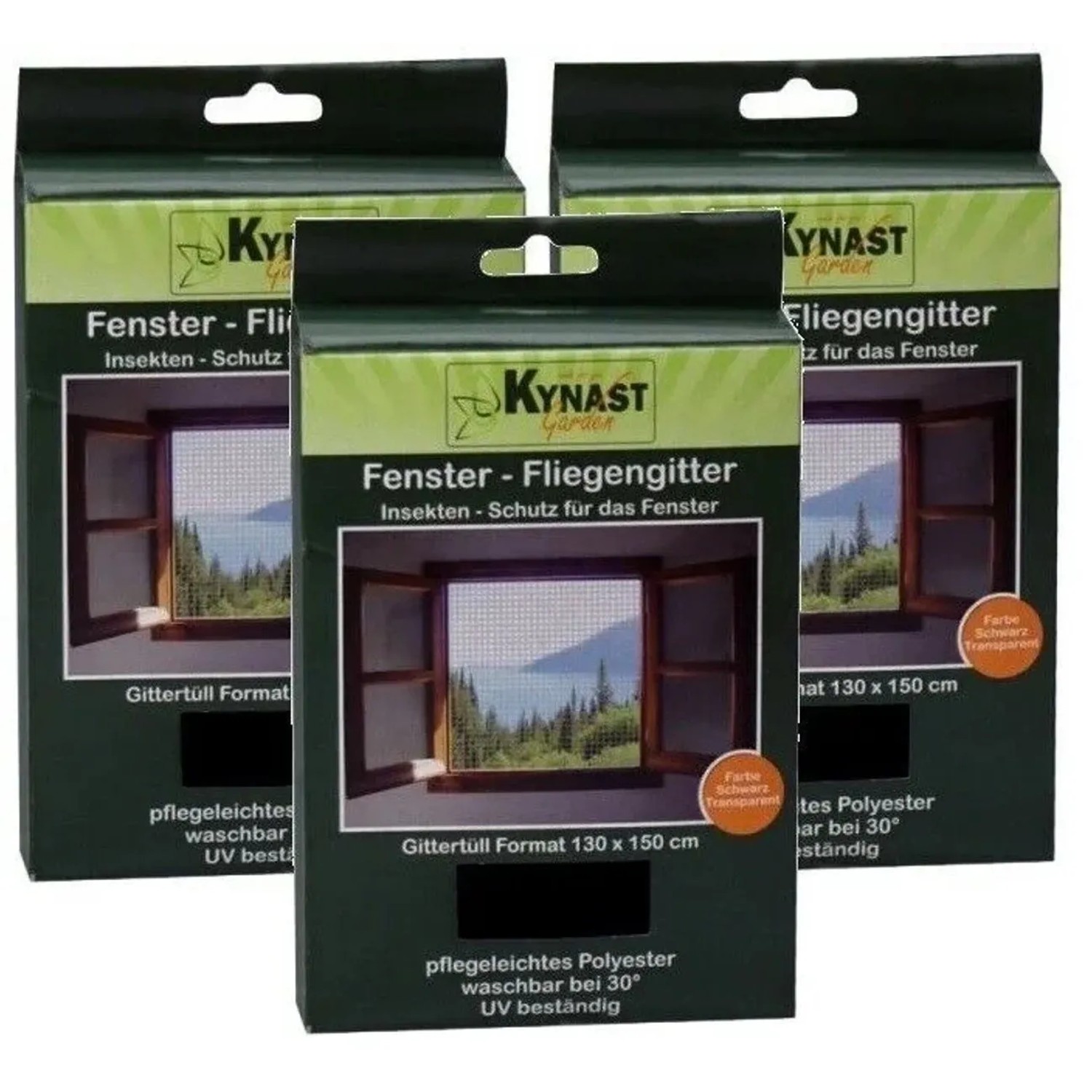 Westfalia Fliegengitter für Fenster aus Polyester 130 X 150 cm