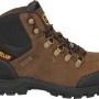 Brauner Cat Sicherheitsstiefel Framework S3, Größe 40, wasserfest und robust für sicheres Arbeiten.