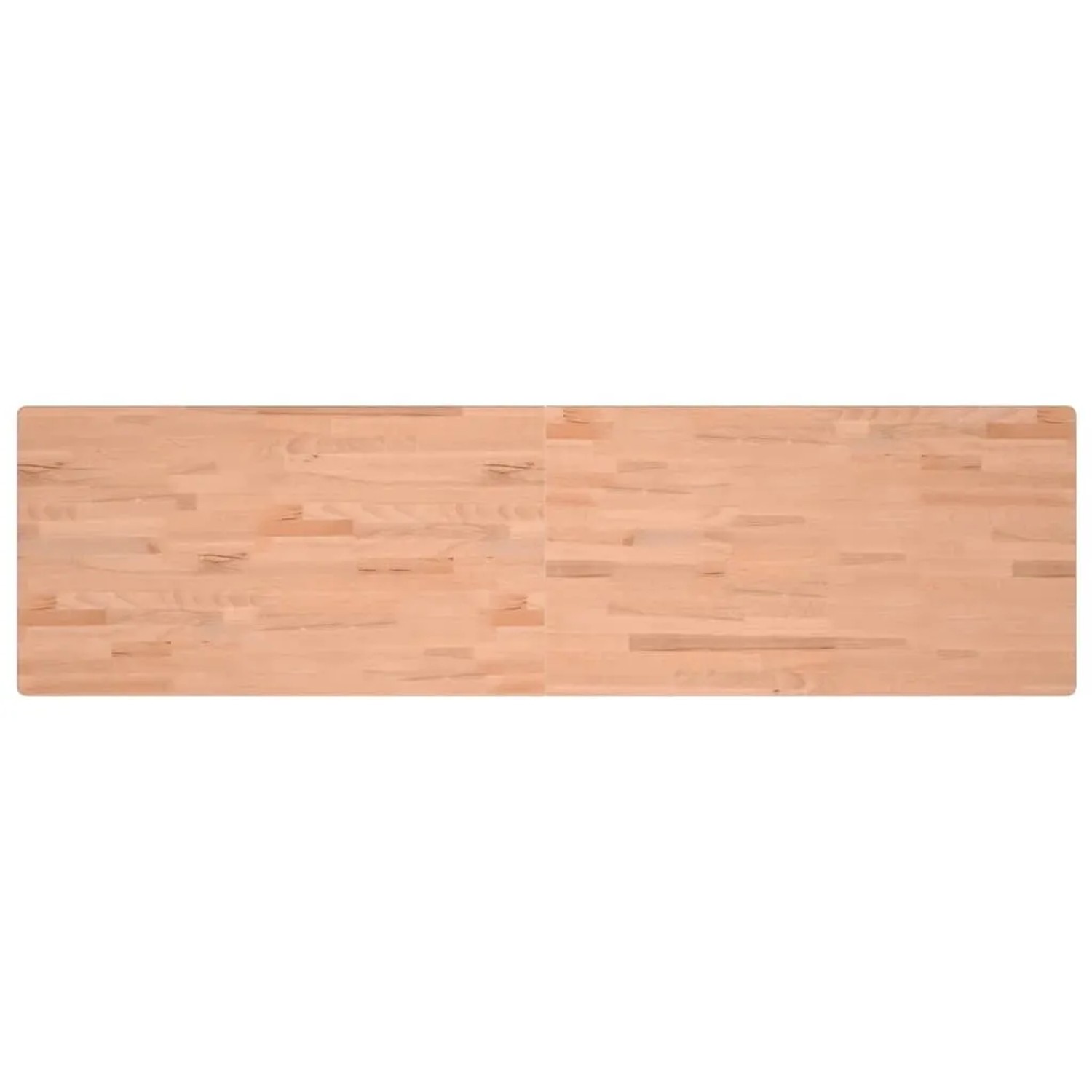 vidaXL Schreibtischplatte 200x55x2,5 cm Massivholz Buche 356097