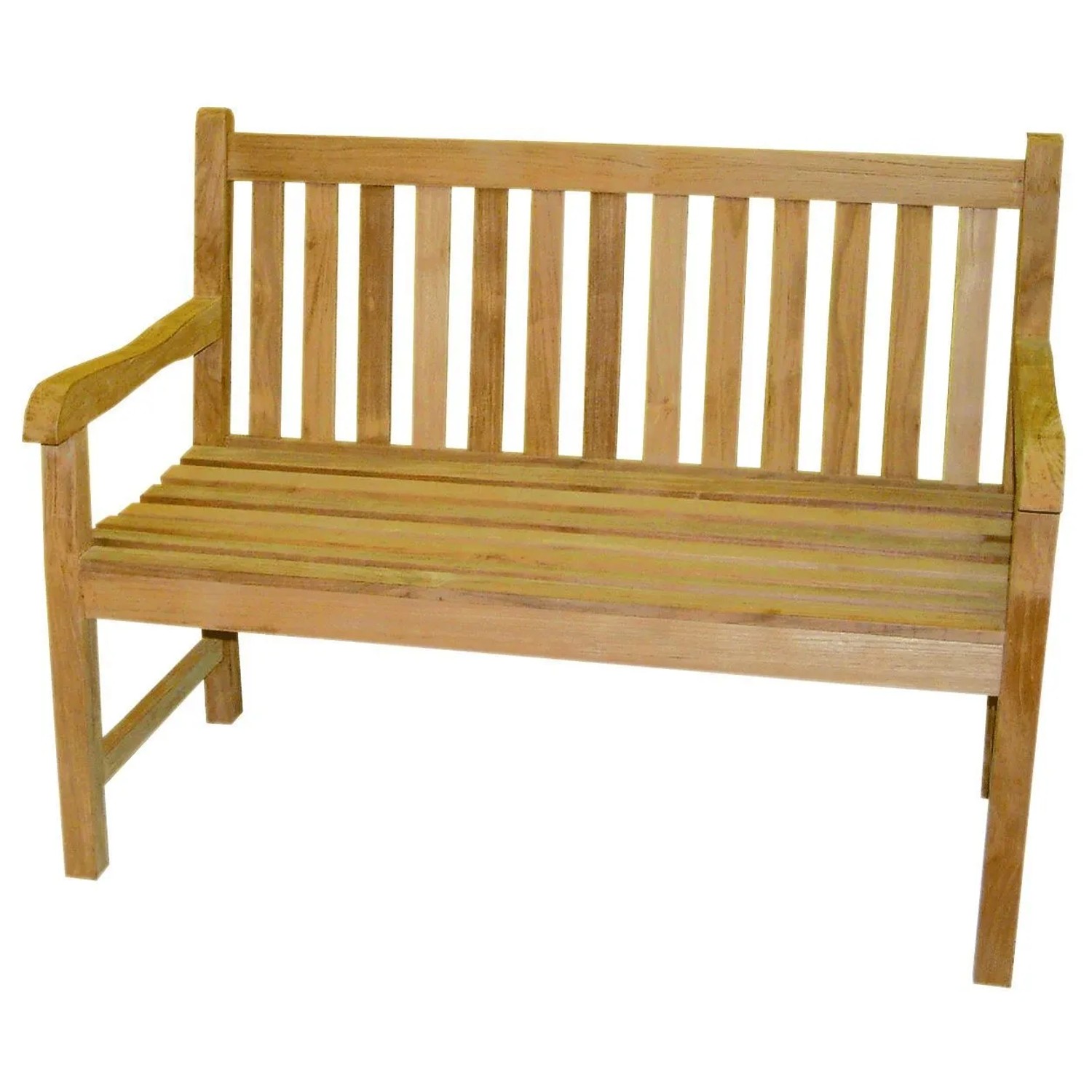 Lex Premium Teak Gartenbank Picadelly Sitzbank Holzbank Teakbank Parkbank 120cm