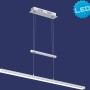 Moderne LED-Pendelleuchte Straight, 103,5 cm, aus Aluminium. Höhenverstellbare Hängelampe für Esszimmer.