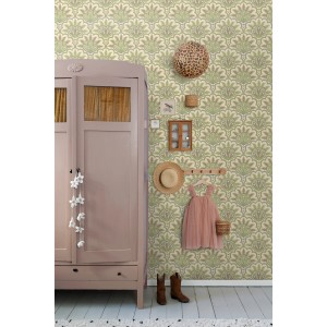 ESTAhome Tapete Orientalisches Barockmotiv Grün 50 X 900 Cm 131034