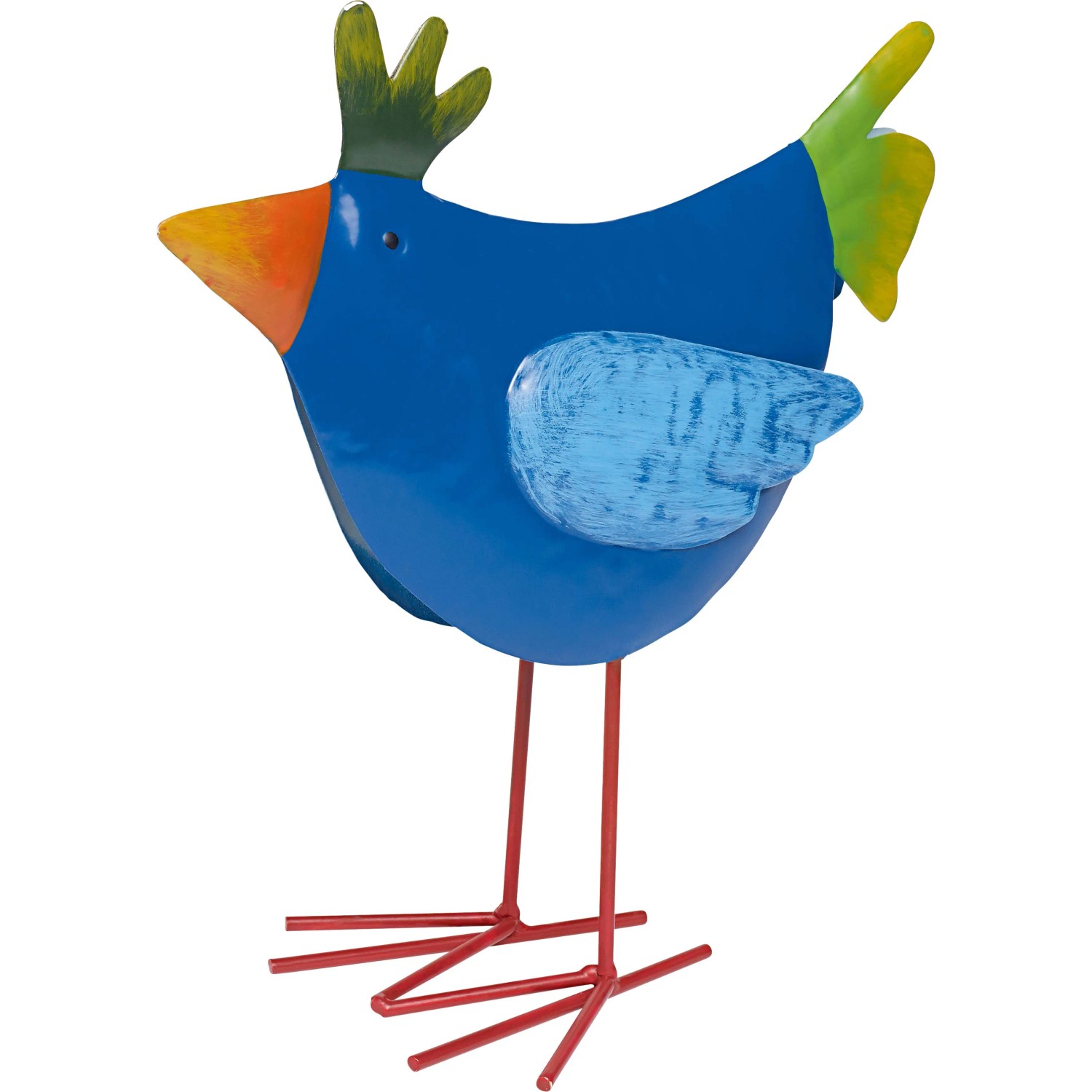 Deko-Figur Huhn 26 cm x 11 cm x 24 cm Bunt