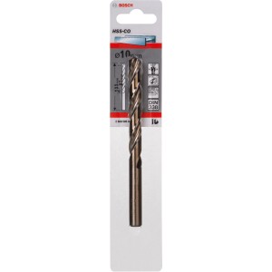 Bosch Metallbohrer Pro HSS-Co, 10 mm, für Stahl, Edelstahl & Guss.