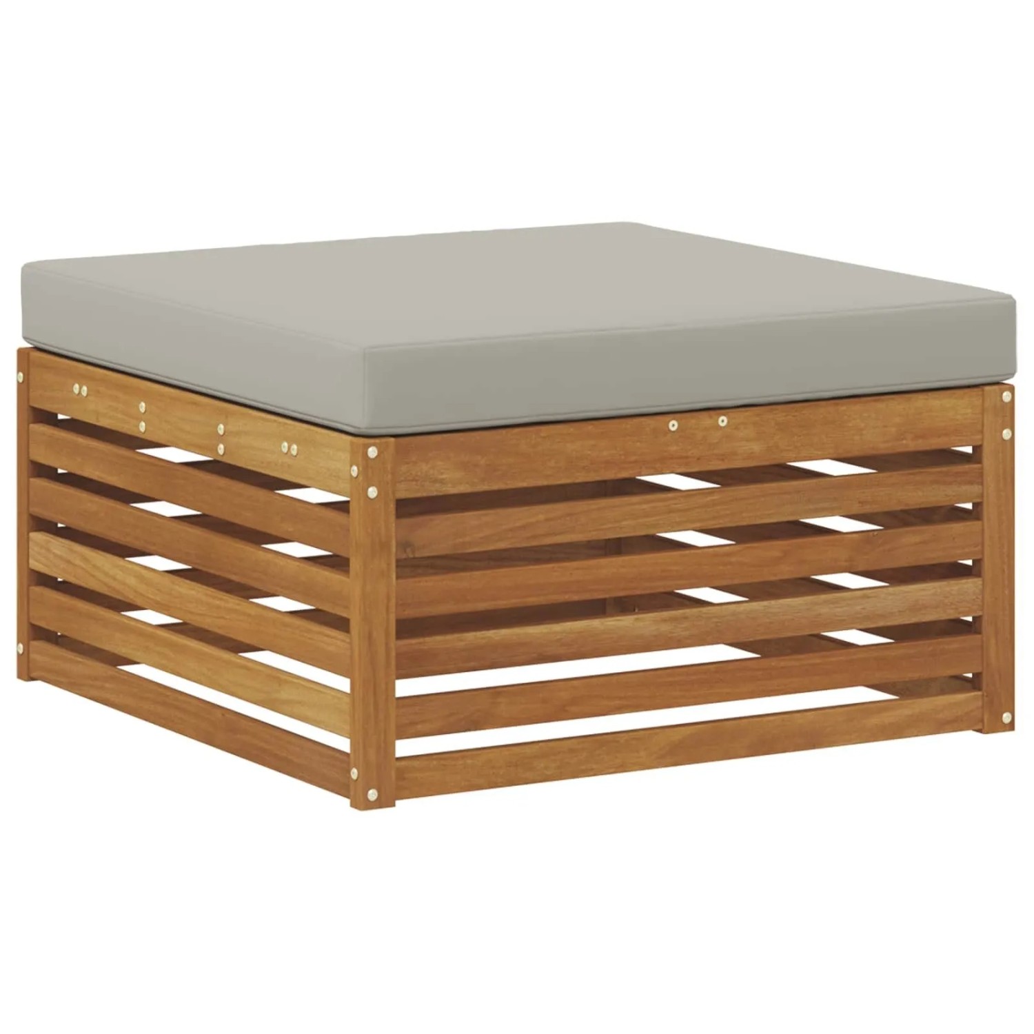 vidaXL Outdoor-Fußhocker Massivholz Akazie Natur 900559