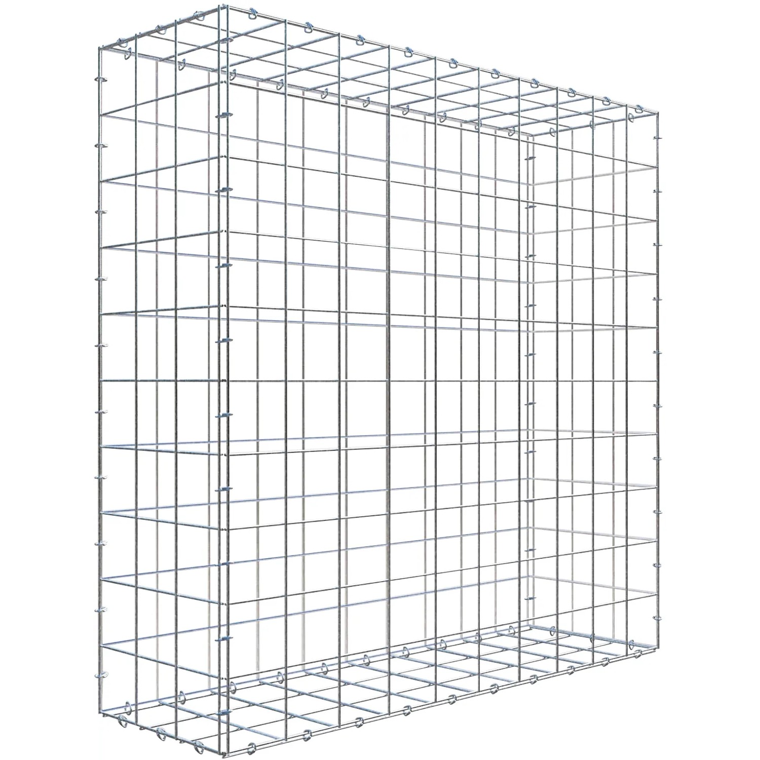 Gabiona C-Ring-Gabione 100 x 100 x 30 cm Maschenw 10 x 10 cm