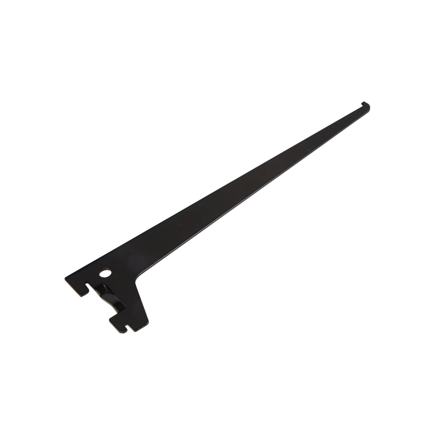 Einlochträger Schwarz 30 cm