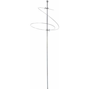 Bellissa Pflanzstab Premium, 130 cm, verzinkt, mit Rankhilfe. Ideal für Garten und Pflanzen.