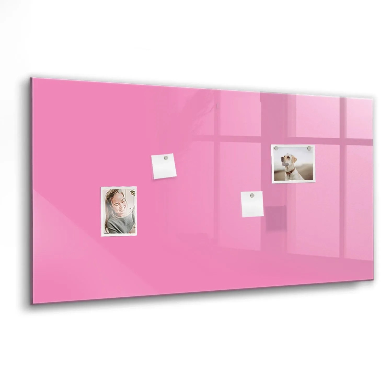 Tulup Magnettafel Beschreibbar Rosa Farbe 120x60 cm Magnettafel Küche Glas günstig online kaufen
