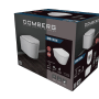 Verpackung des Domberg Wand-WC-Sets DB1004 Weiß, ein spülrandloses Wand-WC mit Absenkautomatik.