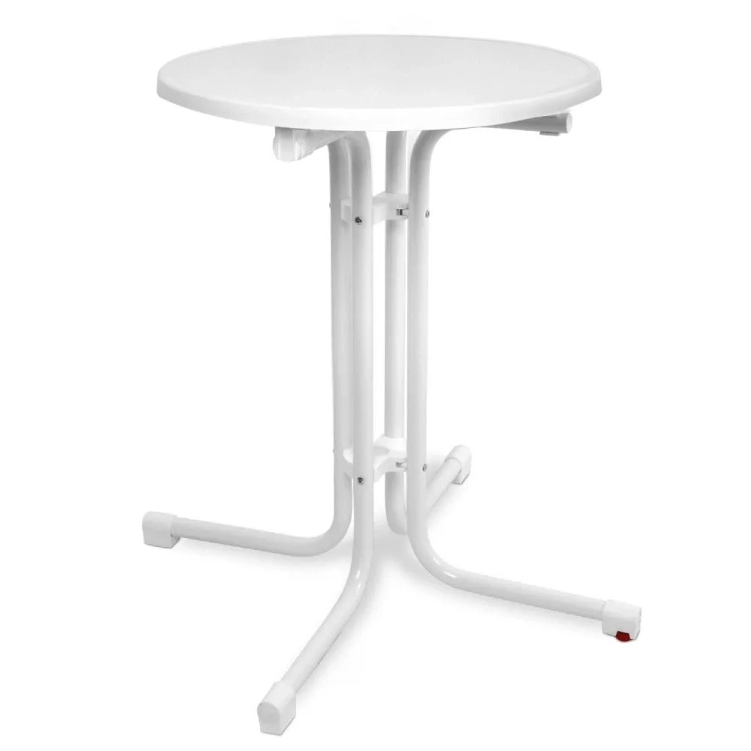 Beautissu Bistroni Bistrotisch ø60xH70cm Weiß