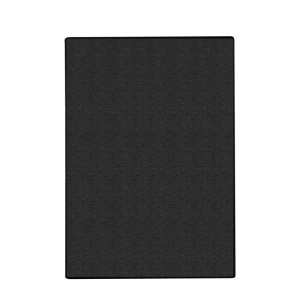 Schwarzer Sisal Teppichläufer Sylt, 80x250 cm, für Innenbereiche. Naturfaser Teppichboden nach Maß.