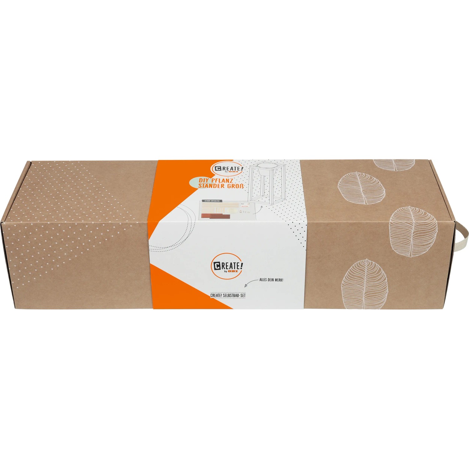 CREATE! by OBI DIY Pflanzständer Groß, Bausatz in Kartonverpackung.