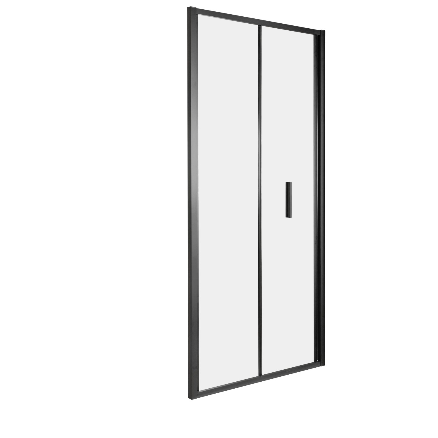 Kerra Duschtür Solid DH Schwarz 80 x 195 cm