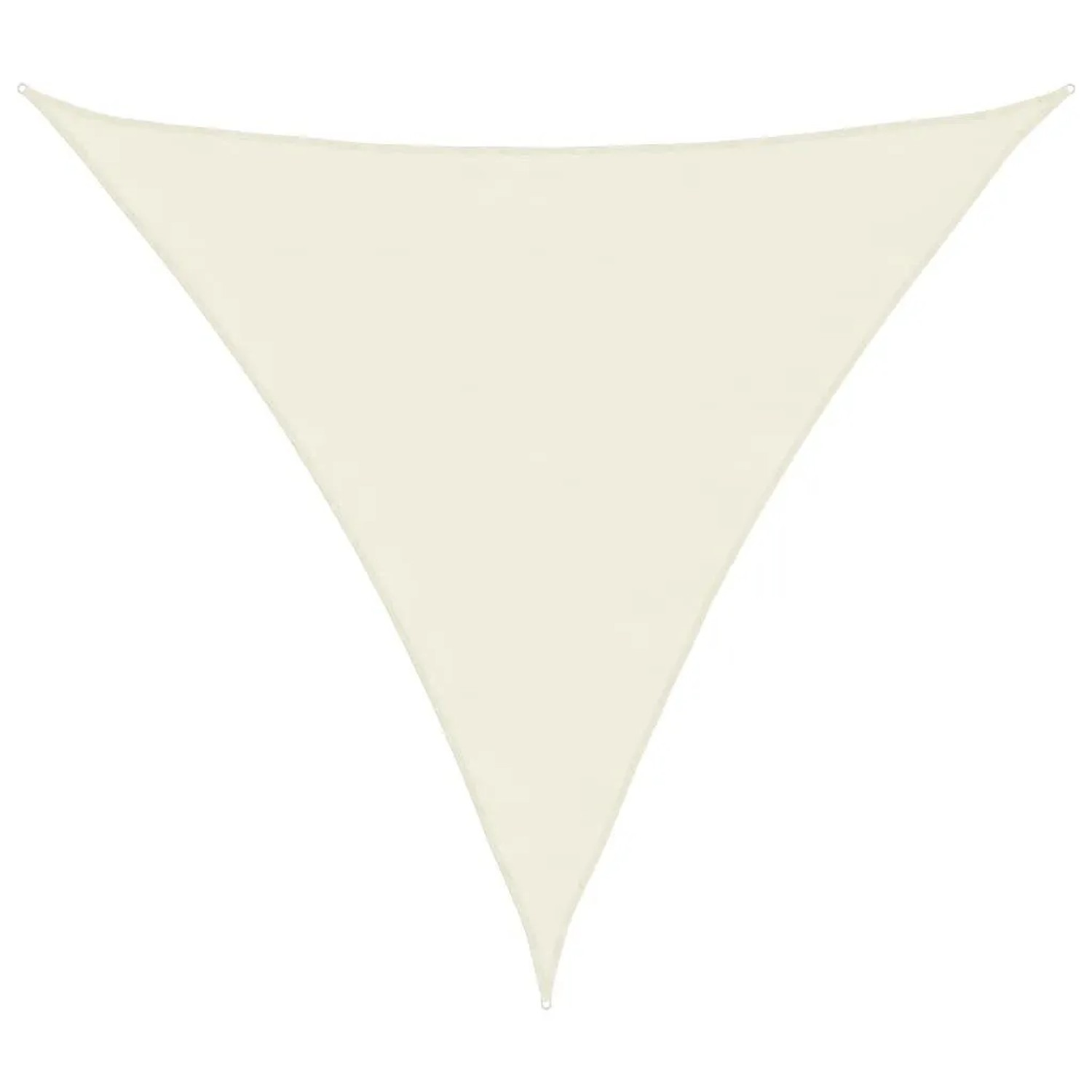 Furnicato Sonnensegel Oxford-gewebe Dreieckig 45x45x45 M Creme