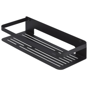 Schwarzer Tiger Duschkorb Caddy, 32 cm, zur Wandmontage im Badezimmer.