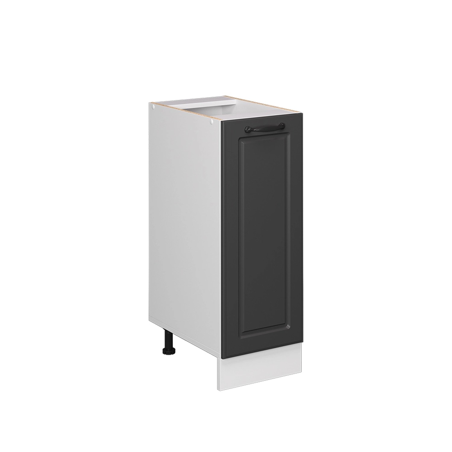 Vicco Apothekerschrank R-Line Anthrazit Landhaus/Weiß 30 cm ohne Arbeitsplatte