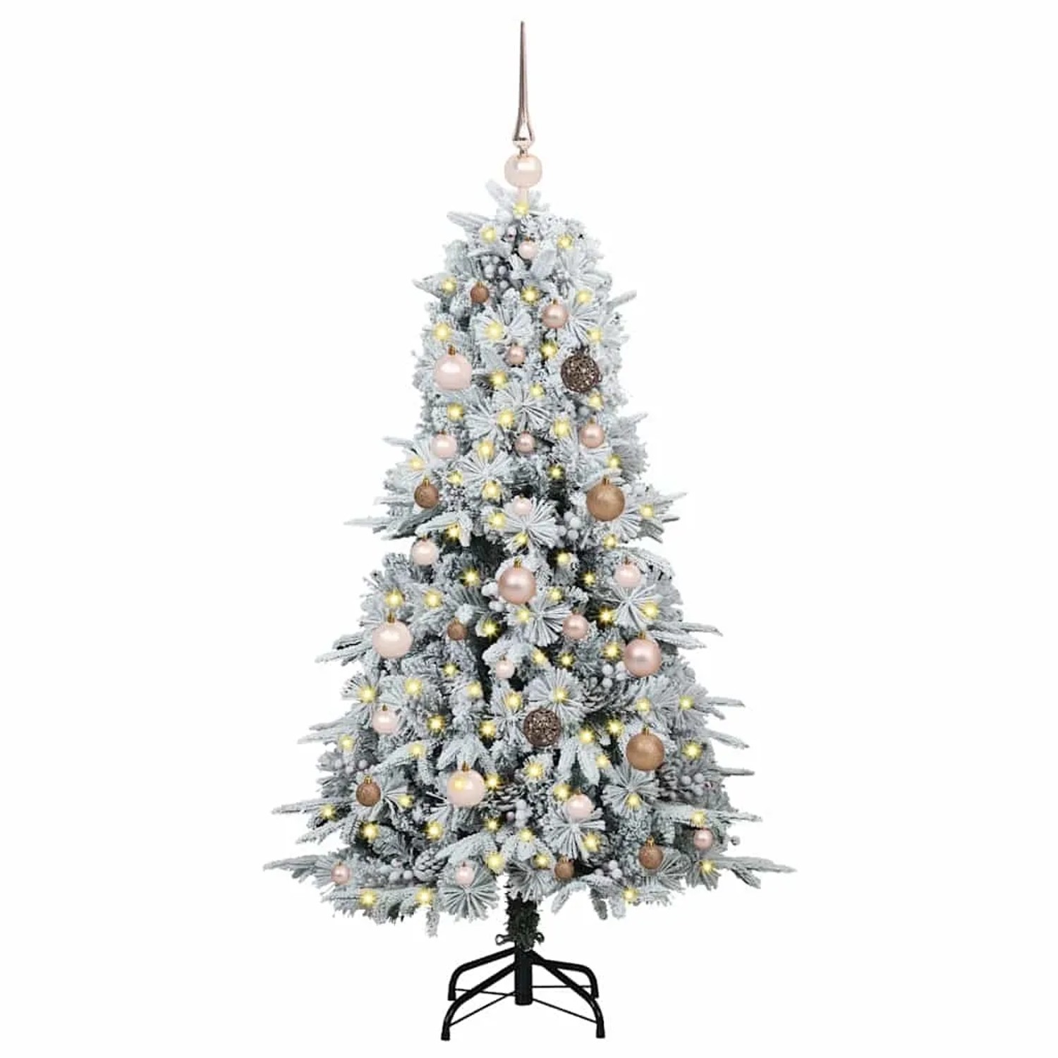 vidaXL Künstlicher Klappbarer Weihnachtsbaum Grün 150 cm PE und PVC 3397469