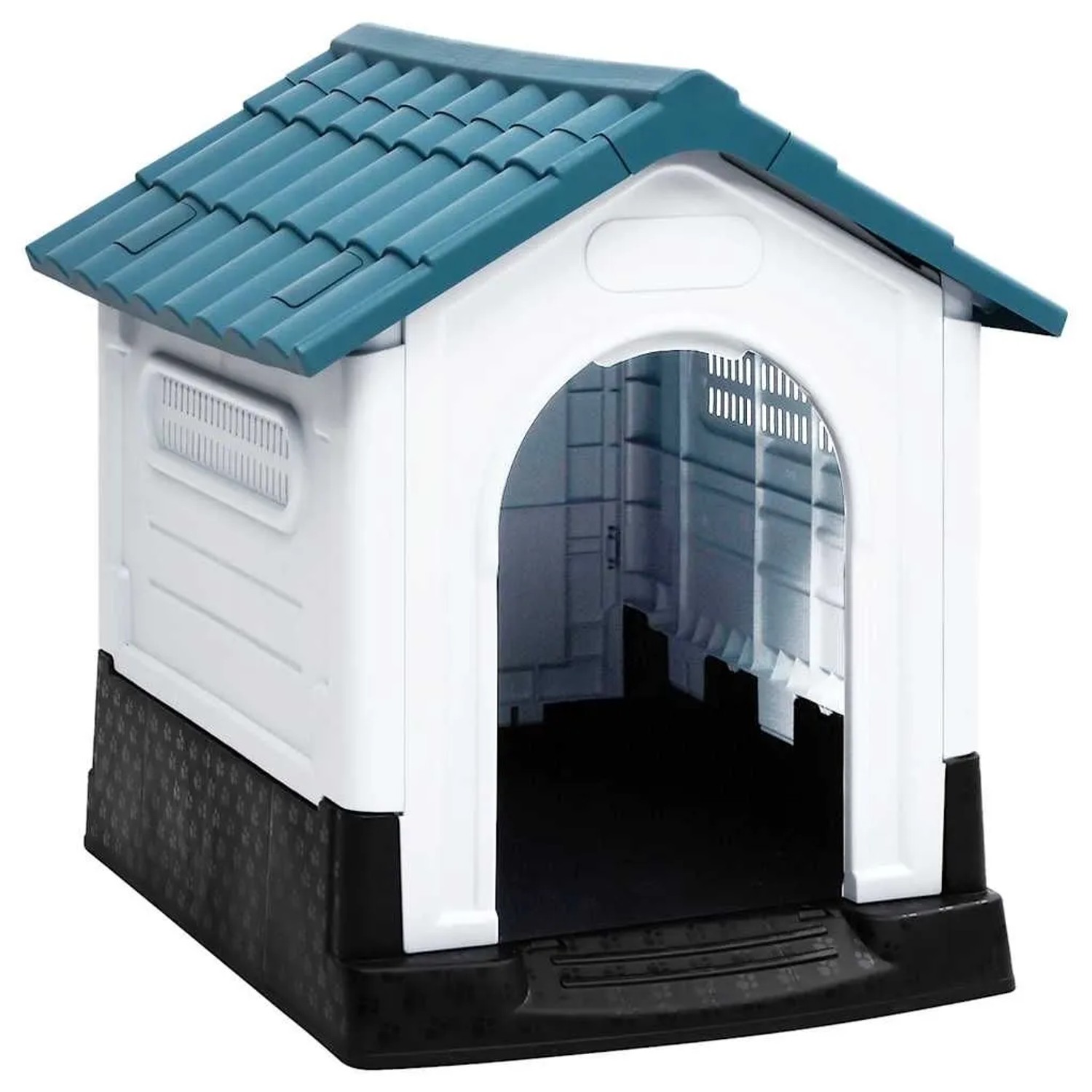 vidaXL Hundehütte Blau 57x68x66 cm Polypropylen 152227
