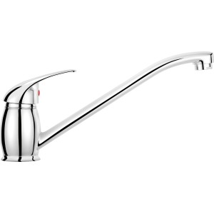 baliv Küchenarmatur KI-5010 Chrom, Einhebelmischer mit schwenkbarem Auslauf.