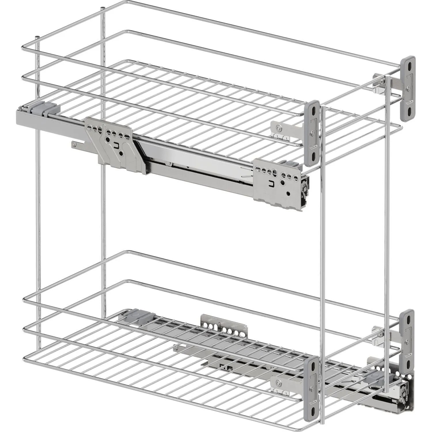 Vauth-Sagel Drahtkorb Sub Slim Classic Rack Korpusbreite 400 mm Stahl Silber
