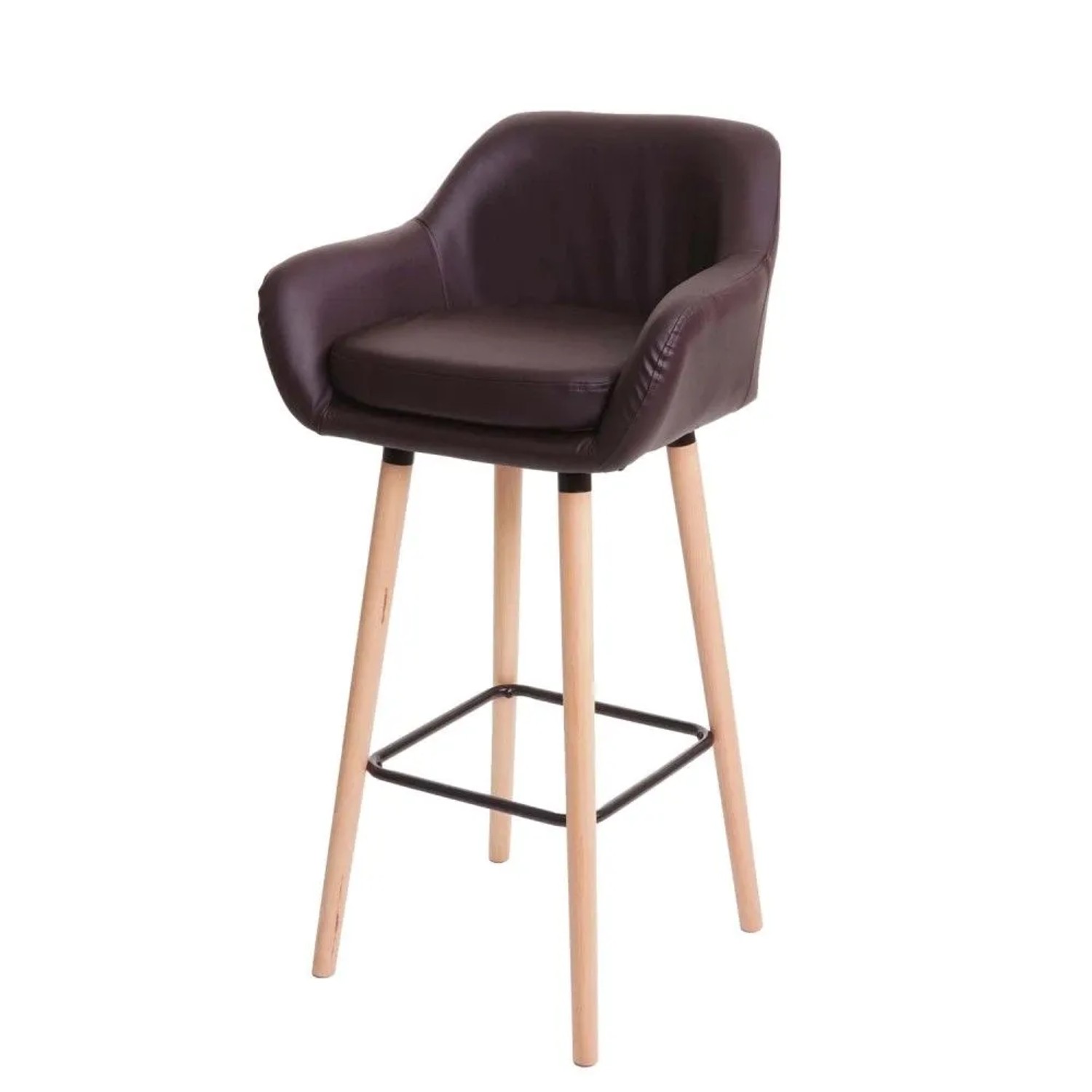 MCW Barhocker Vaasa T381 Kunstleder Braun