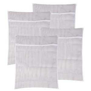 Bestlivings Wäschenetze, 4er-Set, 50x70 cm, mit Reißverschluss, für empfindliche Wäsche bis 3 kg.